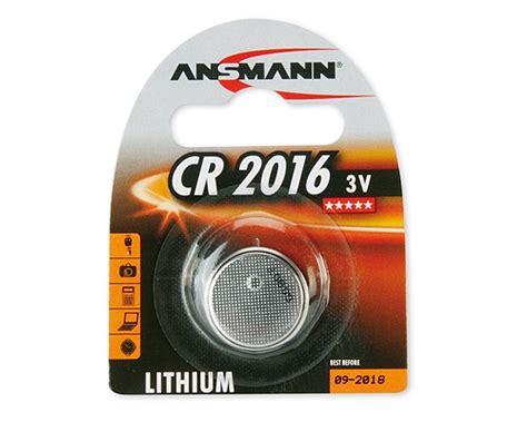 Pilas Ansmann Super Lithium Cr2016 3 Voltios Armería La Jungla