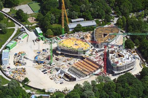 Luftbild M Nchen Baustelle Zum Neubau Des Schulgeb Udes Staatliches