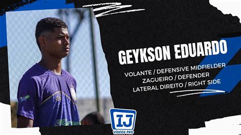 GEYKSON EDUARDO VOLANTE ZAGUEIRO LATERAL DEFENSIVE MIDFIELDER