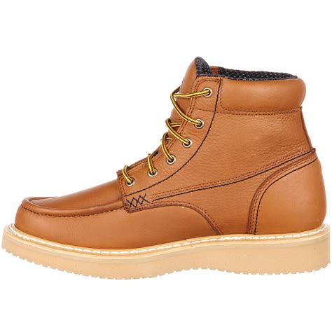 Georgia Boot Mens Moc Toe Wedge Work Boot