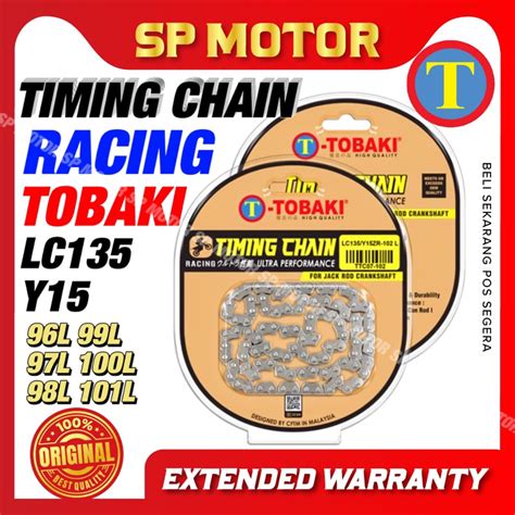 Timing Chain Racing TOBAKI LC135 Y15ZR FZ150 96L 97L 98L 99L 100L 101L