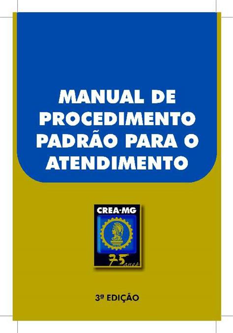 Calaméo Manual De Procedimento Padrão Para Atendimento