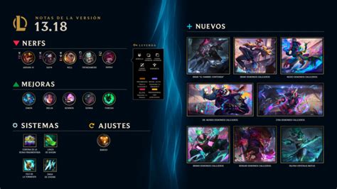 Lol Notas Del Parche 1318 Codigoesports ― Codigoesports