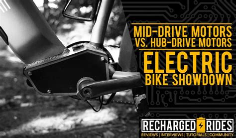 E Bike Hub Motors Vs Mid Drive Motors Electric Bike Showdown