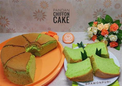 Resep Pandan Chiffon Cake Oleh Pawon Puri Cookpad