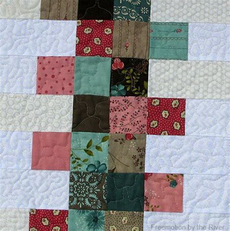 Mini Charm Mix Table Runner Free Pattern Freemotion By The River