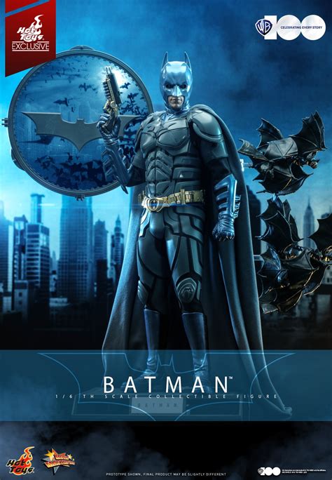 Hot Toys Reveals New Christian Bale Batman Action Figure With A Blue And Grey Suit Geektyrant