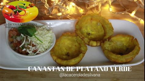 Como Hacer Canastas De Platano Verde Tostones Patacon Youtube