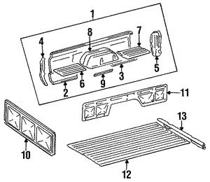 Toyota Pickup Body Parts For Sale | OEM Genuine Toyota Parts