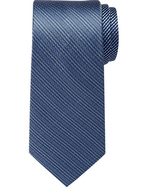 Joe Joseph Abboud Blue Panel Stripe Narrow Tie Mens Mens Wearhouse