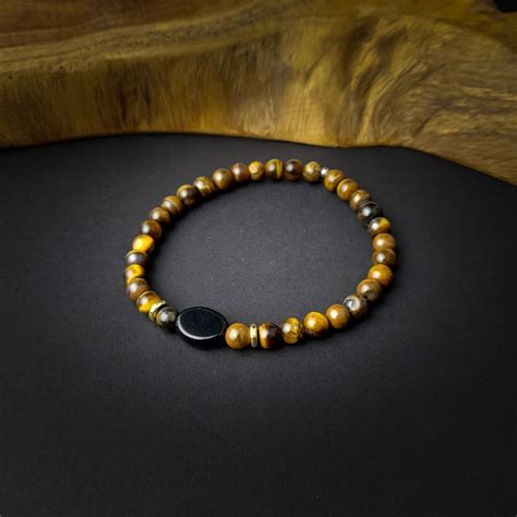 Me1789 Tiger Eye Bracelet Mecal Men Accessories توصيل مجاني في عمان