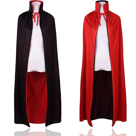 Capa Dracula Vampiro Halloween Adulto Fantasia Dupla Face Shopee Brasil