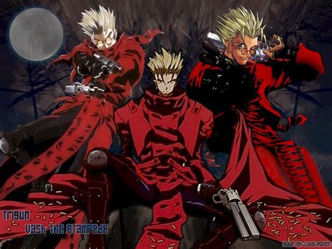 Pin By Sandra Archer On Vash Trigun Anime Love Graphic Poster