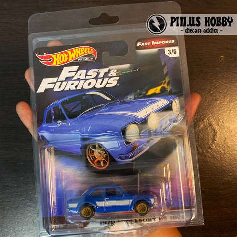 HOT WHEELS PREMIUM FORD ESCORT RS Rápido Y Furioso Importaciones Rápidas Serie