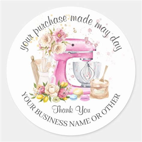 Bakery Packaging Stickers Zazzle In 2024 Packaging Stickers Bakery
