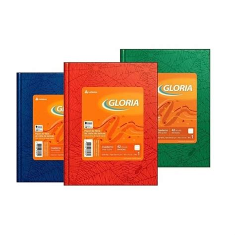 Cuaderno Gloria Tapa Dura 42 Hojas Rayadas Casa De Andres