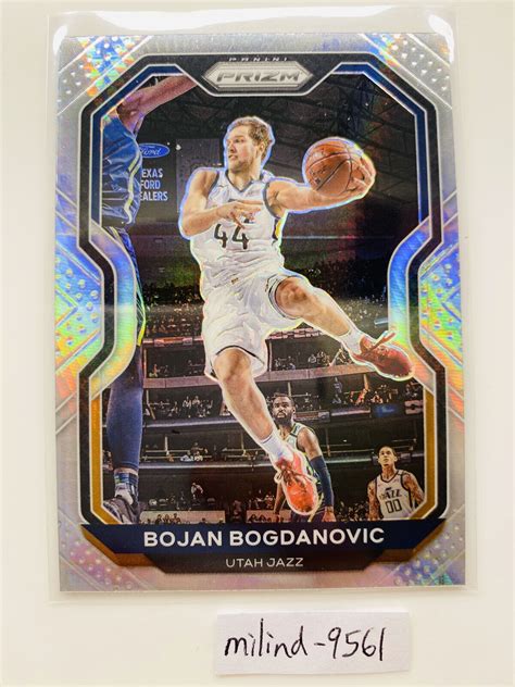 2020 21 Panini Prizm Bojan Bogdanovic Hyper Prizm Parallel Refractor