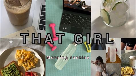 Becoming That Girl Morning Routine روتين 💗صباحي مثالي Youtube