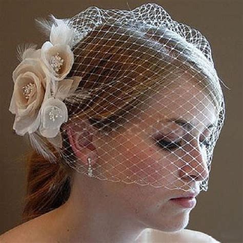 Amazon Kercisbeauty Wedding Bridal Flower Face Birdcage Single