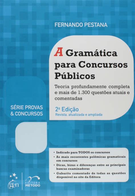 Gram Tica Para Concursos P Blicos S Rie Provas Concursos Pdf