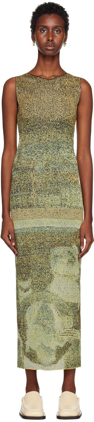 Paloma Wool Green Almuerzo Maxi Dress SSENSE Canada