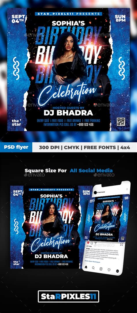 Birthday Flyer By Starpixels11 Graphicriver