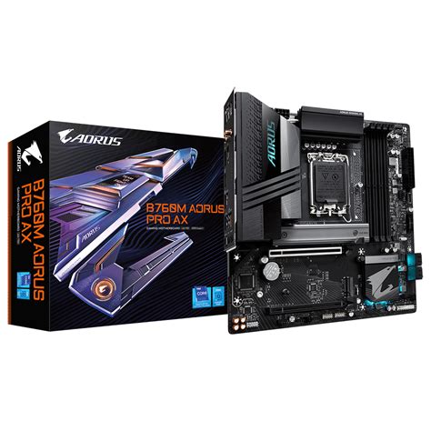 B760m Aorus Pro Ax Rev 1x Преимущества Материнские платы Gigabyte