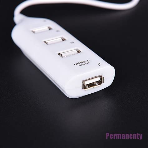 Permanenty Hot Usb High Speed Port Splitter Hub Adapter For Pc