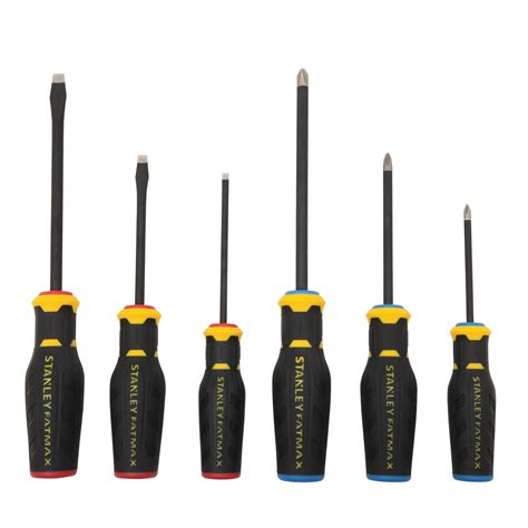 FATMAX Simulated Diamond Tip 6 Pc Screwdriver Set With Standard