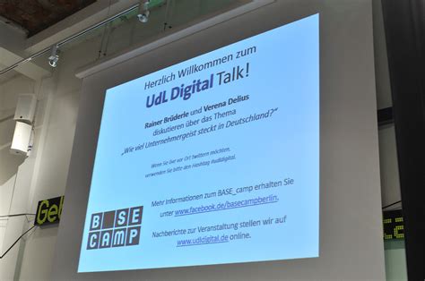 Udl Digital Talk Mit Rainer Br Derle Und Verena Delius Flickr