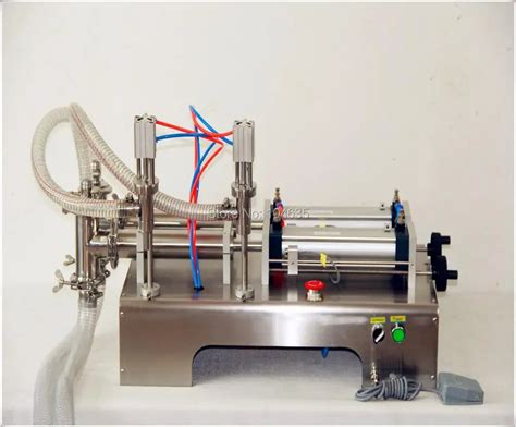 Semi Automatic Double Head Pneumatic Liquid Shampoo Filling Machine