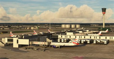 Inibuilds Updates London Heathrow Airport For Msfs Threshold