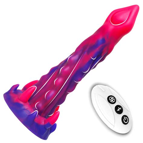 Wibrator Damski Analny i Waginalny Posuwisty Wibrujący Sztuczny Dildo Penis