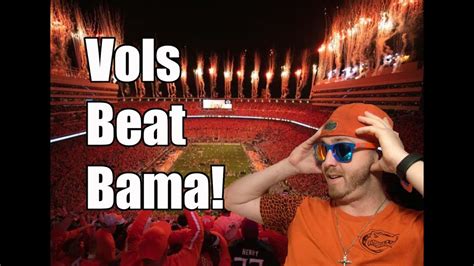 Game Of The Century Vols Finally Beat Bama Gator Fan Reaction Highlights Youtube