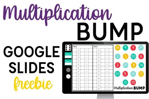 Free Digital Multiplication Bump Tales From Outside The Classroom