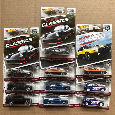 Hot Wheels Modern Classic Car Culture Case Pcs Shopee Malaysia
