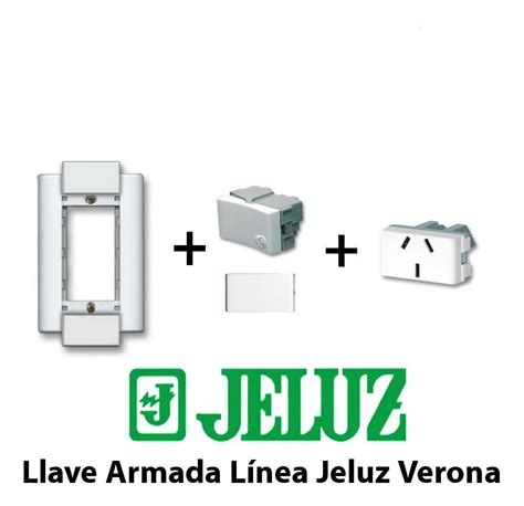 Llave De Luz Armada Jeluz Verona Economica Punto Y Toma ELECTROMOL