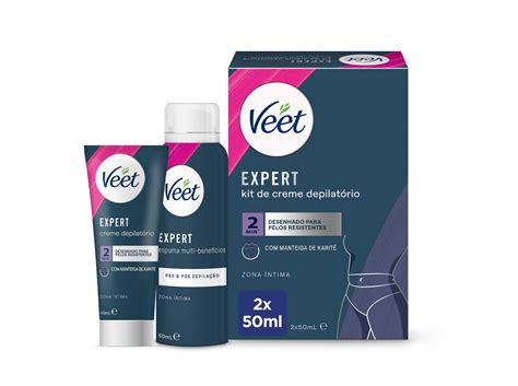 Creme Depilatório Veet Expert Kit Zona Bikini ml Auchan