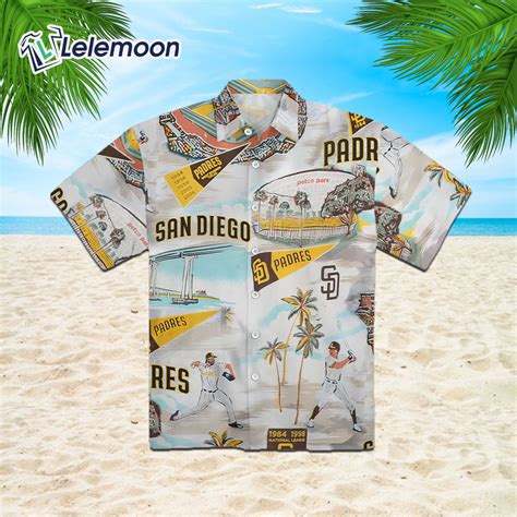 San Diego Padres Summer Hawaiian Shirt - Lelemoon