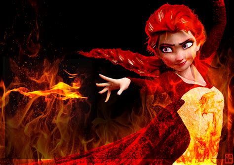 Fire Elsa By Miss Ellanius On Deviantart