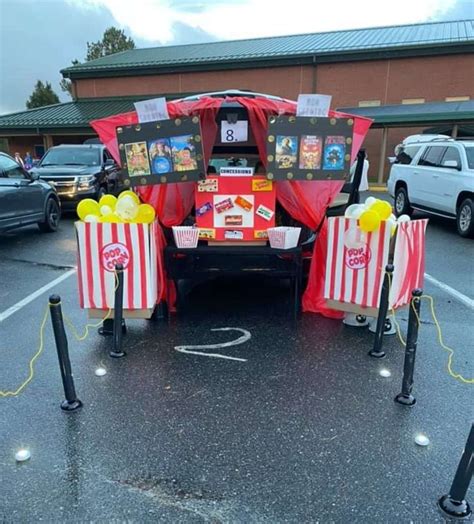 Popcorn Theater Trunk Or Treat Trunk Or Treat Trunker Treat Ideas