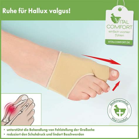 Vital Comfort Hallux Valgus Schutz Und Zehenspreizer Deeel De