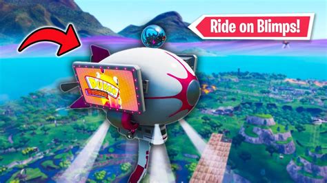 How To Ride The Blimps In Fortnite Season 9 Glitches YouTube