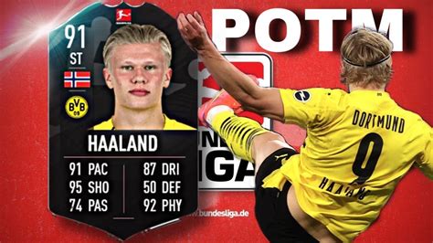 Fifa 21 Erling Haaland Potm Bundesliga Review Cheapest Solution