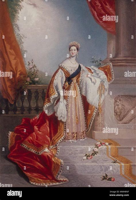 Queen Victoria On The Occasion Of Her Speech At The House Of Lords