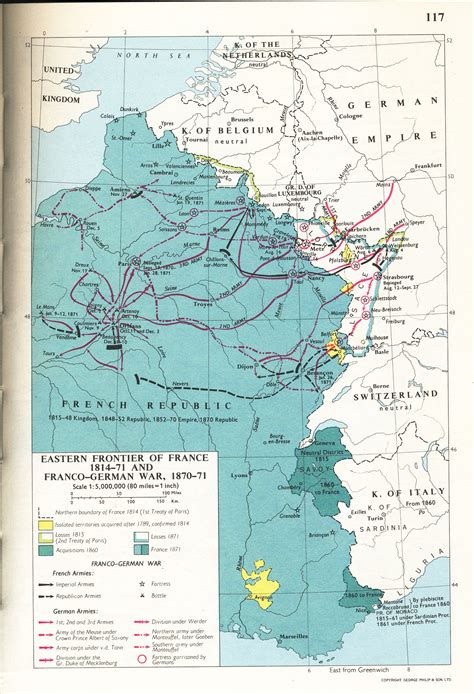 Franco Prussian War Map