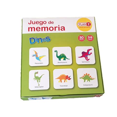 JUEGO DE MEMORIA 30 PIEZAS DINOS Play 53