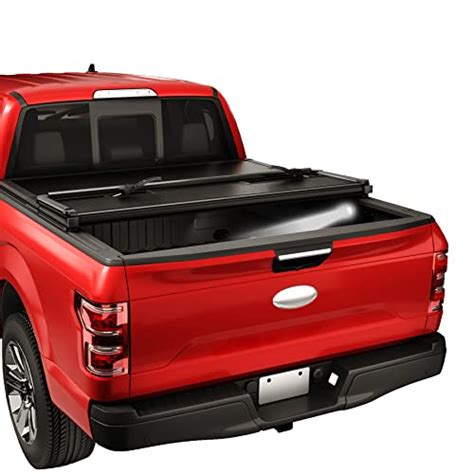 JDMSPEED Hard Tri Fold Truck Bed Tonneau Cover Compatible With 2022