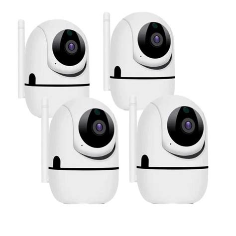 Kit Mini Cameras Ip Wifi Hd Onvif Sensor Movimento Automatico