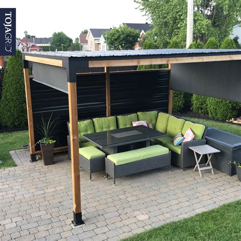 Wood Pergola With Metal Roof Councilnet